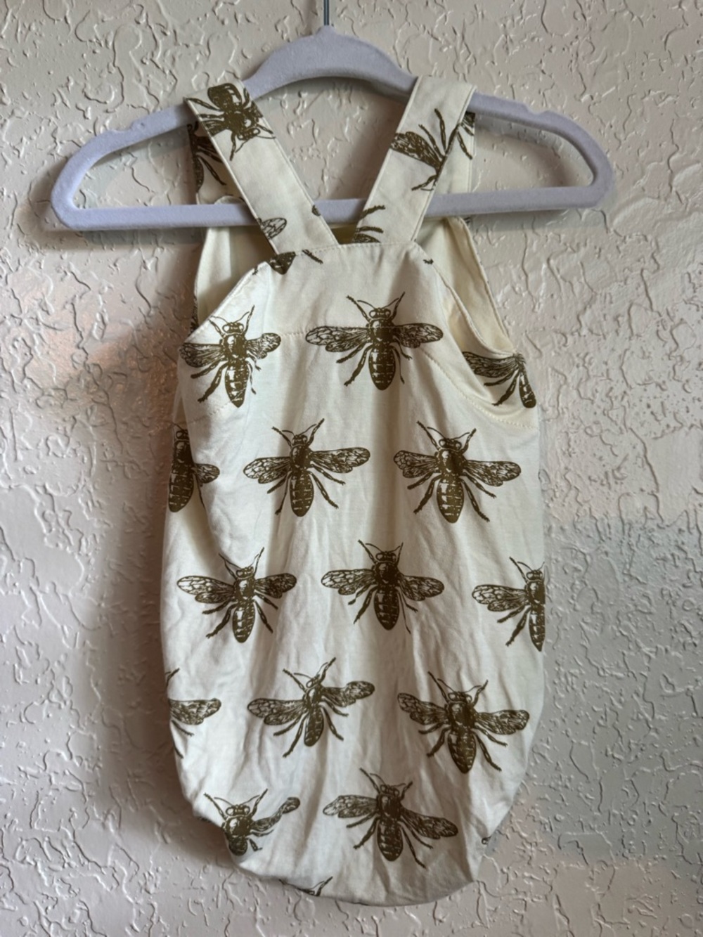 Kate Quinn Bee Print Bamboo Bubble Romper Gender Neutral - Size 6–12 Months - Picture 2 of 7